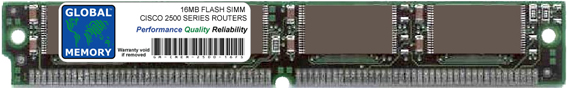 16MB FLASH SIMM MEMORY RAM FOR CISCO 2500 SERIES ROUTERS (MEM2500-16FS) - Click Image to Close